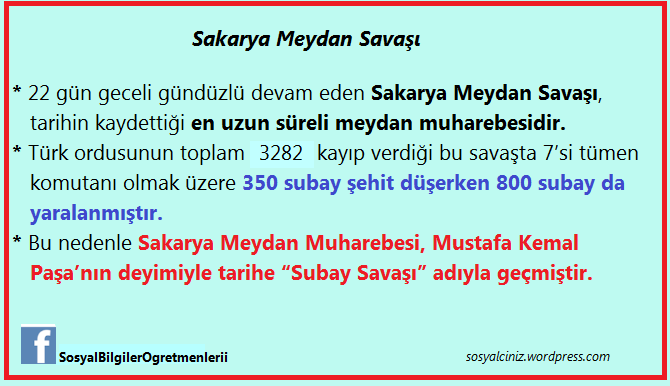 sakarya meydan savasi subay savasi